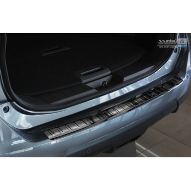 Накладка на задний бампер (черная) Nissan X-Trail T32 (2014-2017) бренд – Avisa главное фото